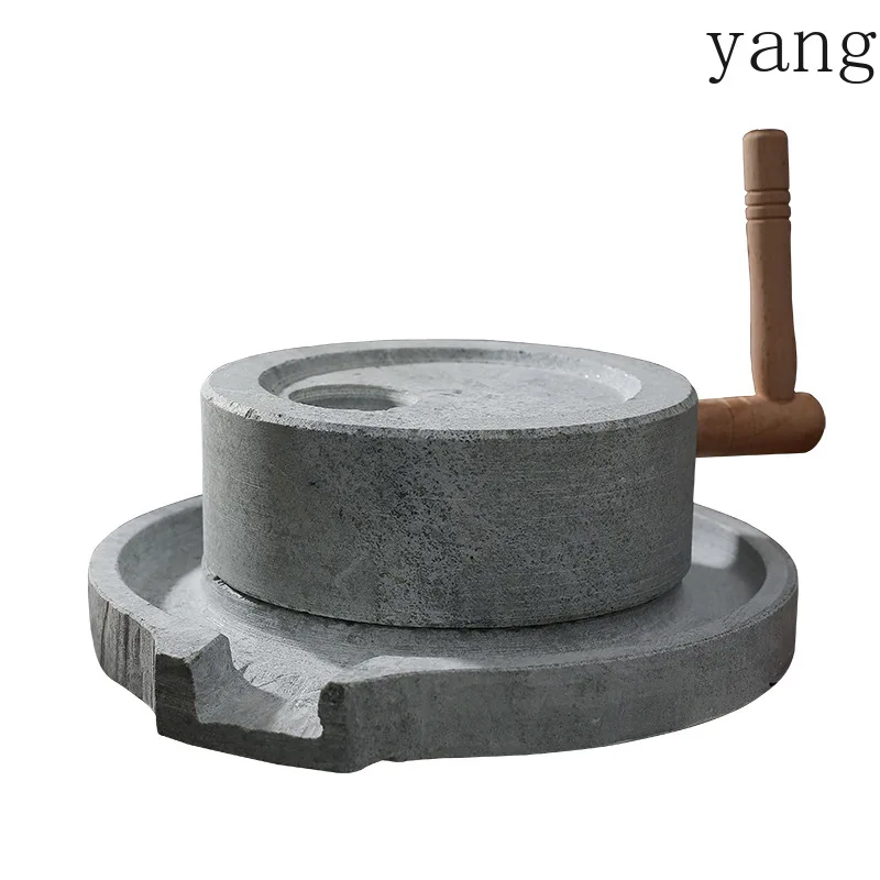 CX household small stone grinding disc natural stone hand grinding soy milk original ecological carving stone grinding