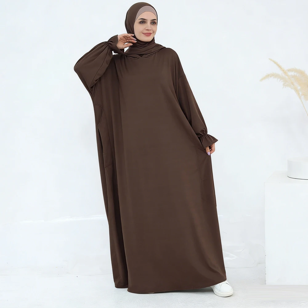 

Рамадановая абайя с капюшоном, дубайский кафтан, джеллаба для женщин, мусульманское молитвенное платье, турецкая кебая, исламская одежда, кафтан, джалабия