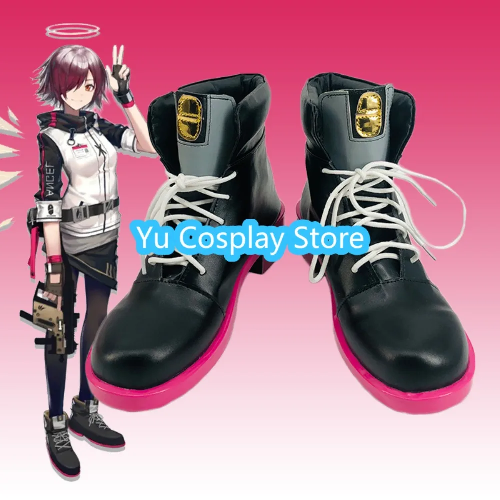 

Yu Косплей Магазин Arknights Exusiai Обувь для косплея Аниме Игра Обувь для ролевых игр Сапоги Хэллоуин Вечеринка