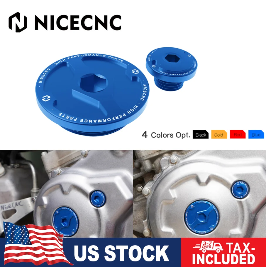 

NICECNC ATV Engine Cover Cap Plug Kit For YAMAHA Raptor 700 2006-2024 700R Raptor 660 2001-2005 YFZ450R 2014–24 YXZ1000R YZ250F