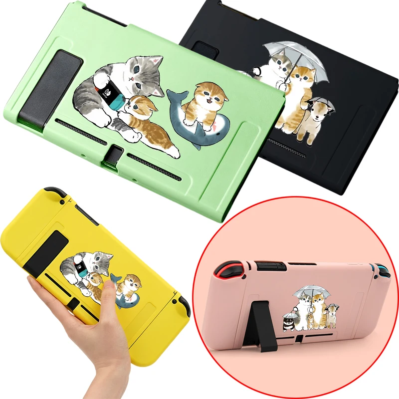 

Mofusand детский защитный чехол для переключателя от падения, аниме, мужская и женская мобильная игровая консоль, мягкий цветной защитный чехол