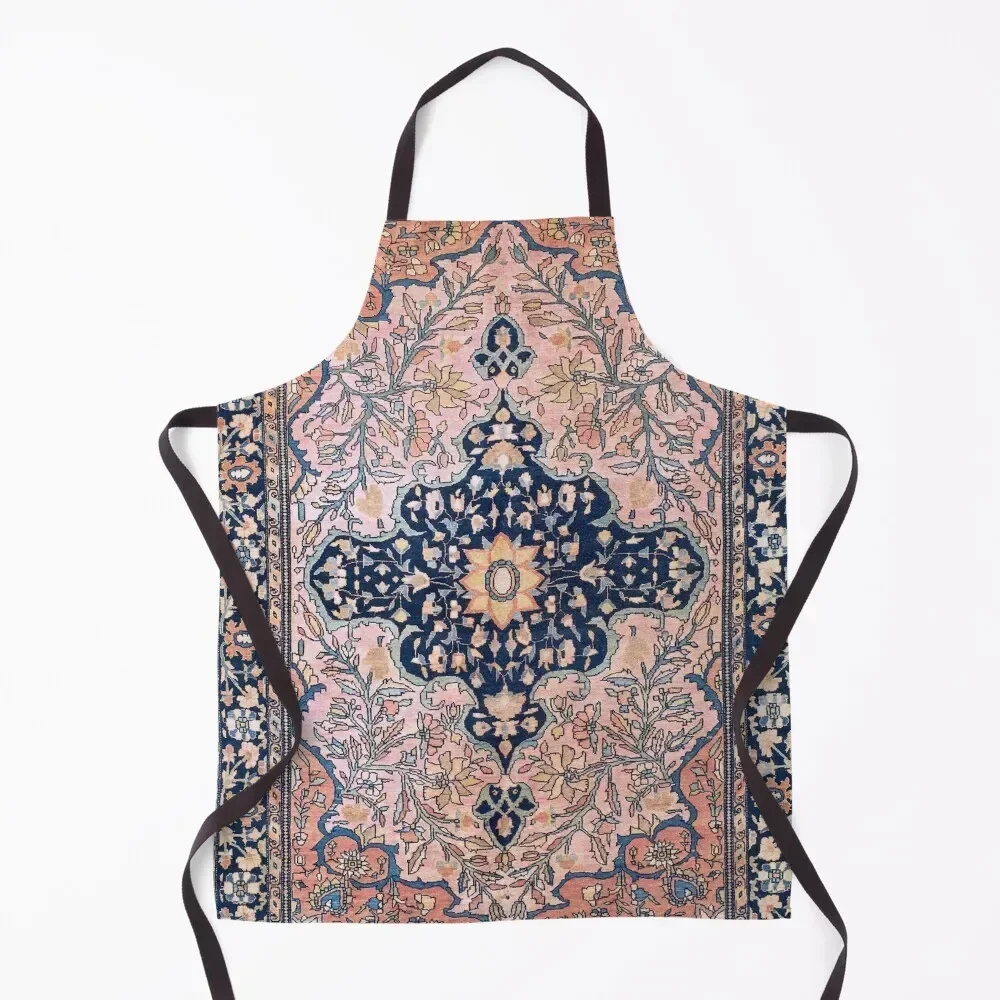 

Sarouk Antique West Persian Rug Print Apron Teacher Costume Waiter Cleaning Products For Home for women halloween Apron