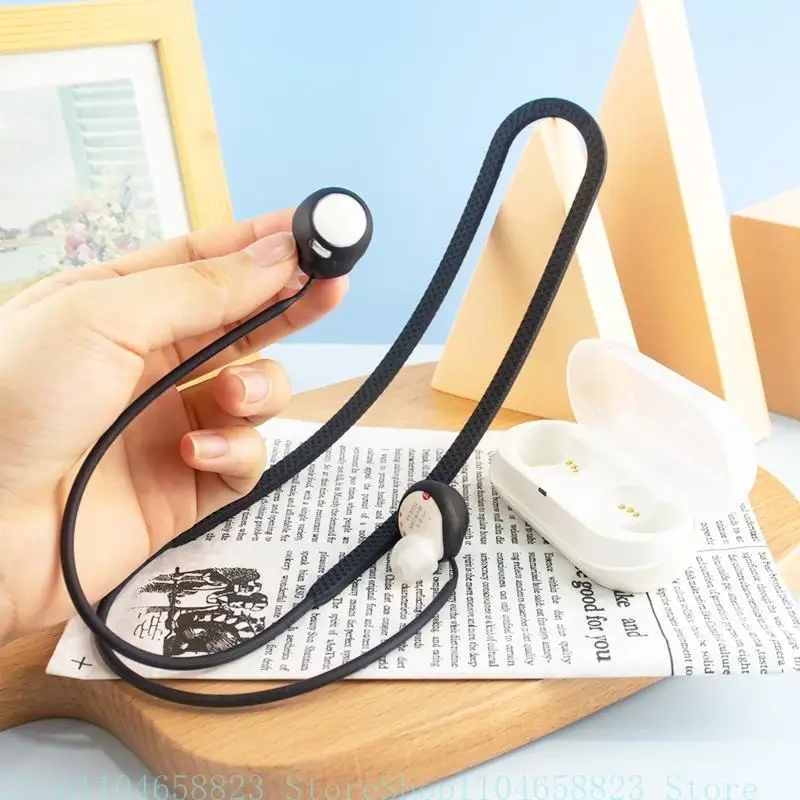

Fashion Headphone Anti-lost Strap Soft Hanging Neck Rope Cable Waterproof Lanyard Accessories For WF C500 Headphone