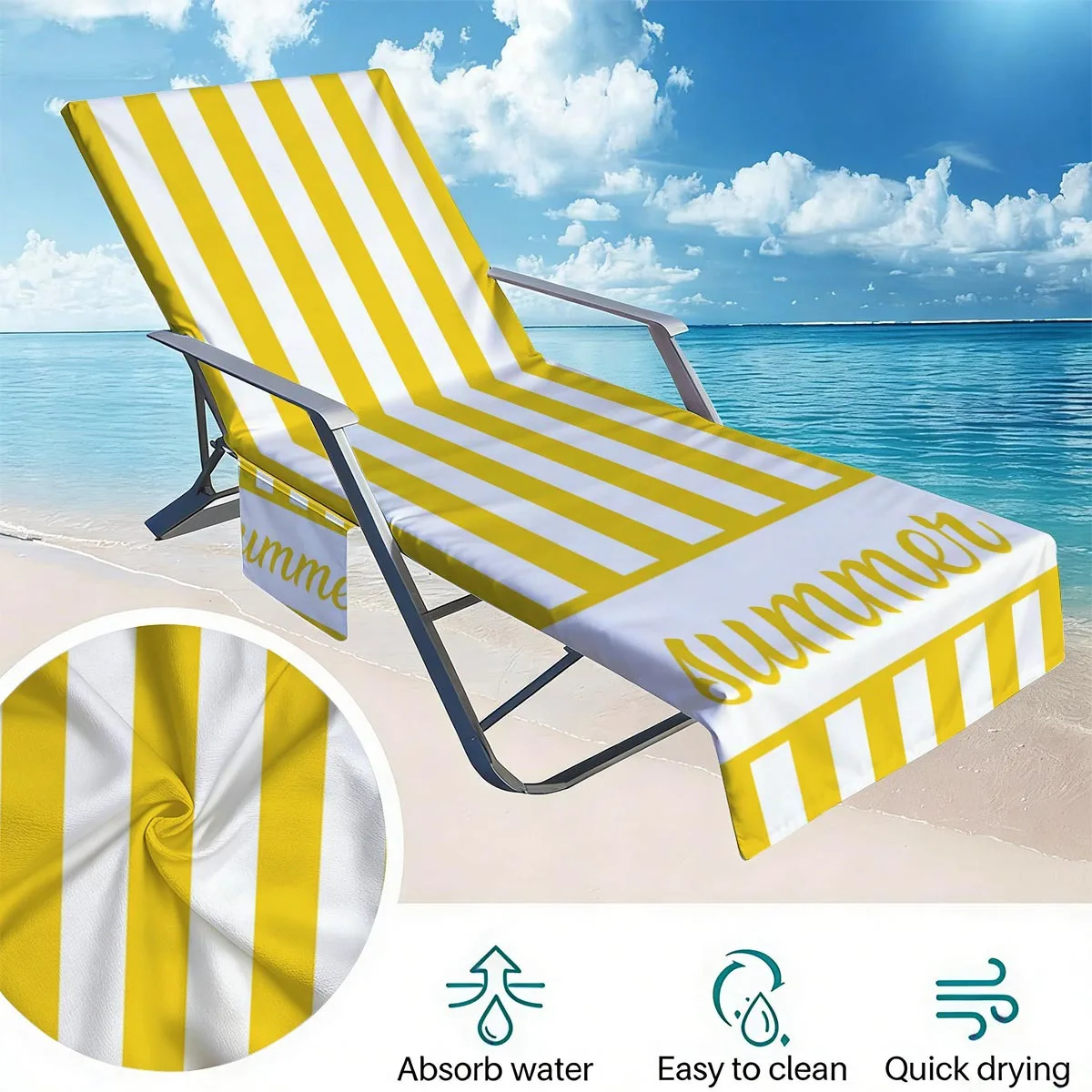 Plaid Microfiber Beach Towel Quick Dry Absorbent Beach Chair Towel For Adult Bath Towel Sandbeach Travel Beach Gift For Vacation