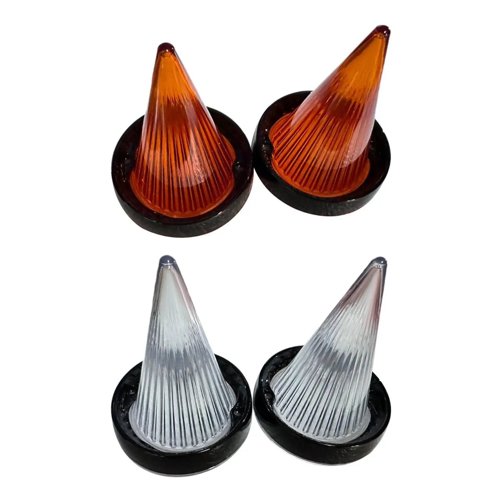 

2x Turn Signal Lens Cover Lampshade Direct Replace Easy Installation Decorative