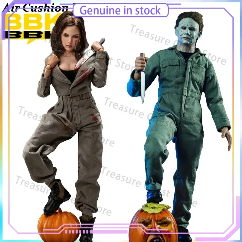 BBK Killer Mike Halloween Horror Movie Action Figure 1/6 Scale Pumpkin Head Model Toy Collectible Gift Inspired by Strangely