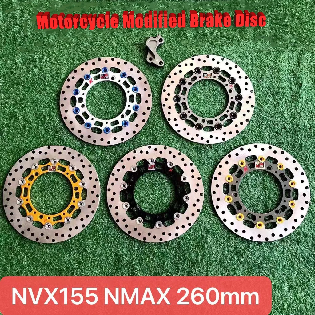 

Motorcycle Brake Disc 260mm Front Disc Brake Disc CNC Modified Brake Pad For Southeast Asian Models Motorcycle Accessories