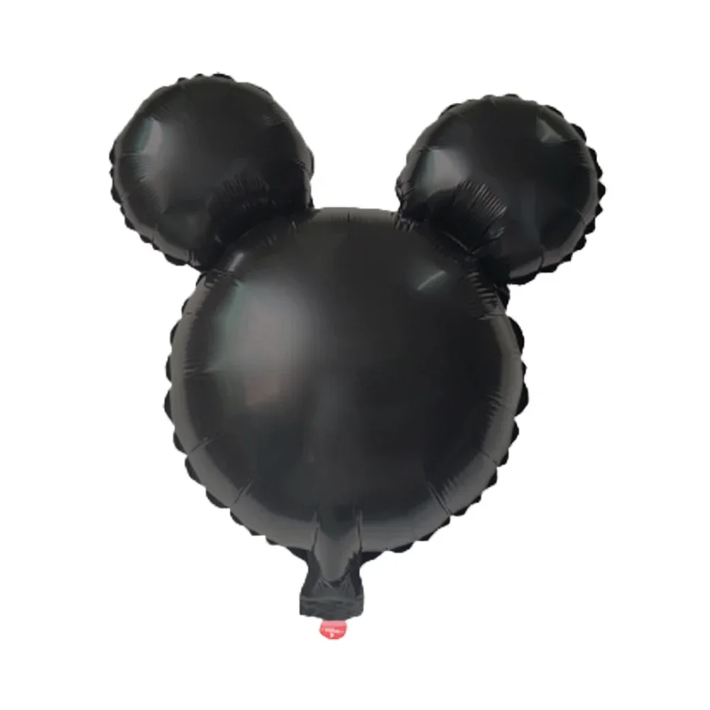 10 Stück Geburtstags-Aluminiumballons, Cartoon-Mauskopf in Uni-Farbe, Folienballons für Geburtstagsfeiern, Hochzeitsdekorationen – Detail 7