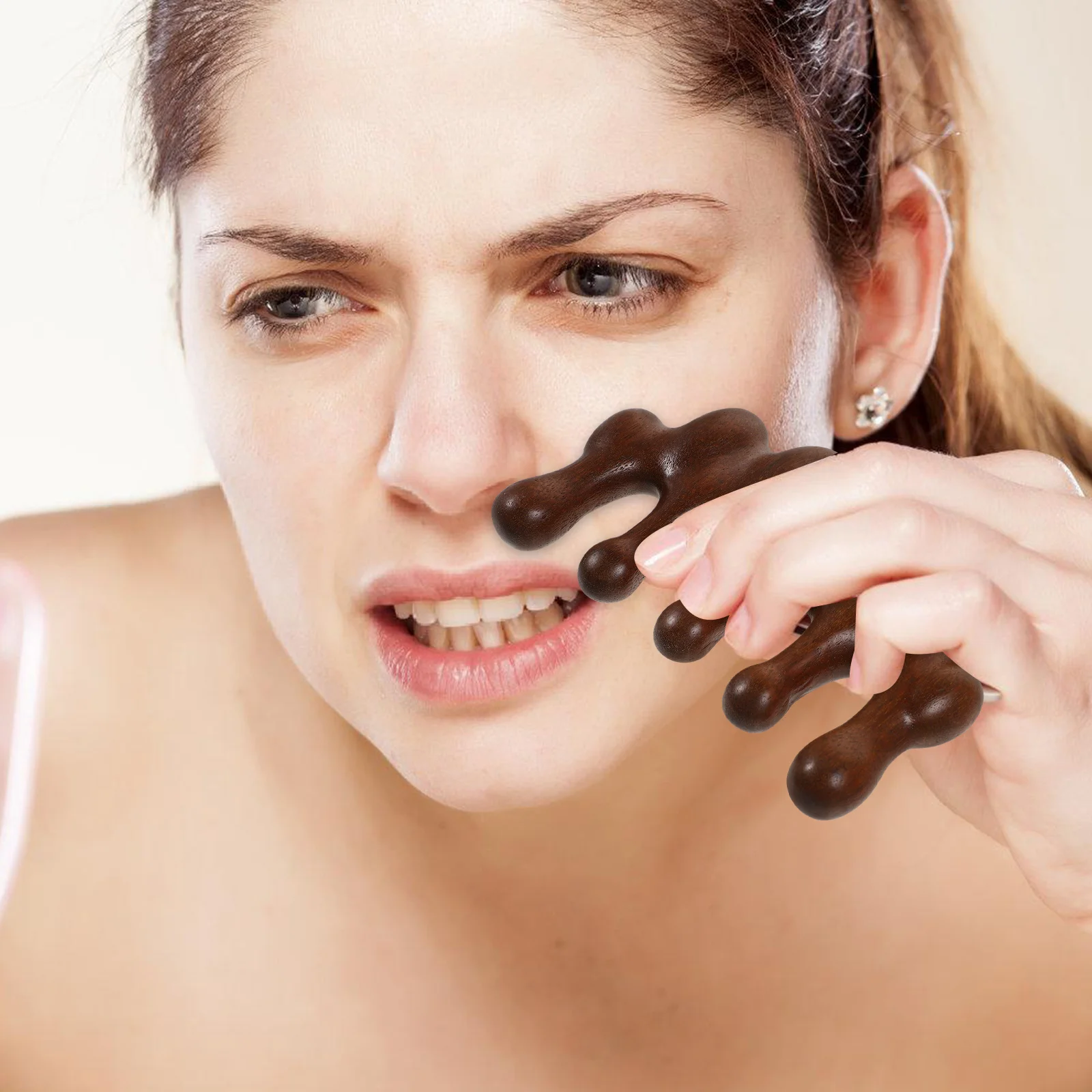 

Massage Comb Sandalwood Wooden Wide Tooth Scalp Massage Detangler for Curly Hair Portable Travel Home Office Use