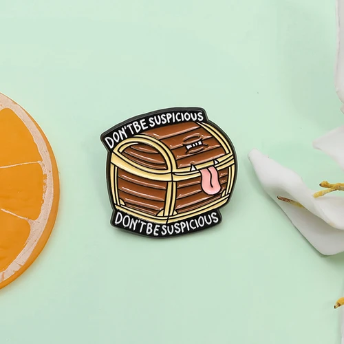 미스터리 박스 에나멜 핀 커스텀 만화 금속 브로치, 라펠 배낭 배지 액세서리, 레트로 쥬얼리, 어린이 친구 선물 