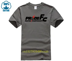 designer t shirt PRIDE FC mixed martial fighting championships men T-shirt cotton Lycra top t shirt for men summer