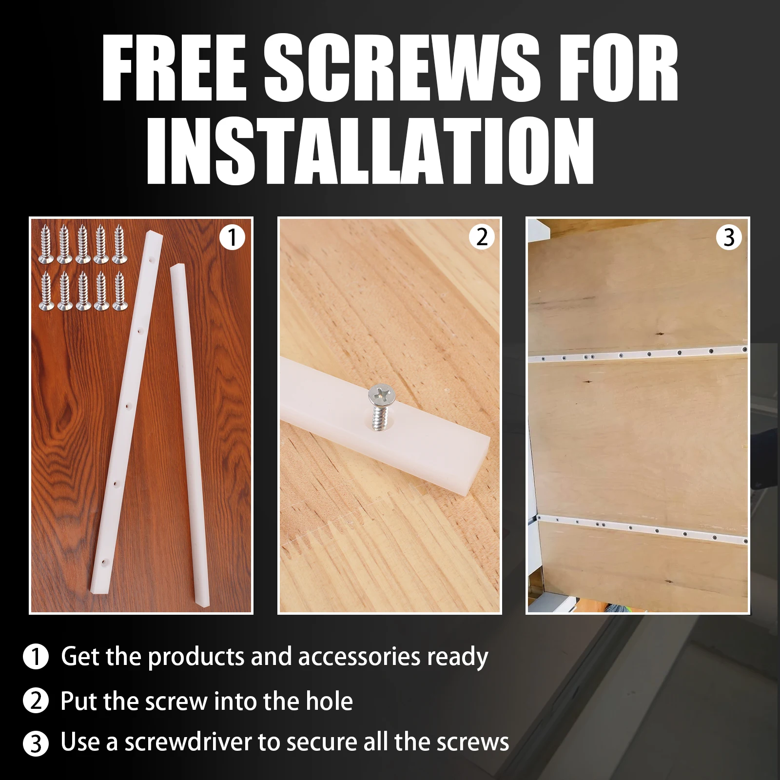 4 قطع زلاجات متقاطعة لمنشار الطاولة، 3/4 بوصة × 2 1/2 بوصة × 17 بوصة، محفورة مسبقًا مع 10 براغي، لتركيبات المشبك أو فتحات ميتري، بلاستيك