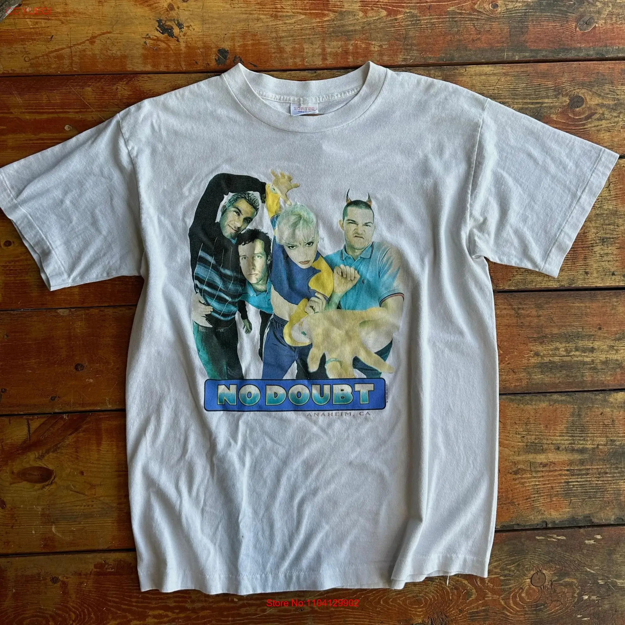 1996 No Doubt Tour T Shirt long or short sleeves