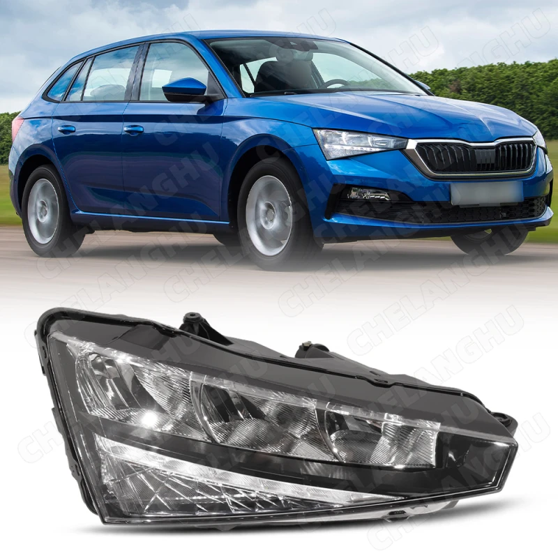 

Right Passenger Side LED Headlight For Skoda Scala 2019 2020 2021 2022 2023 2024 LHD Front Headlamp Car Accessory 657941016