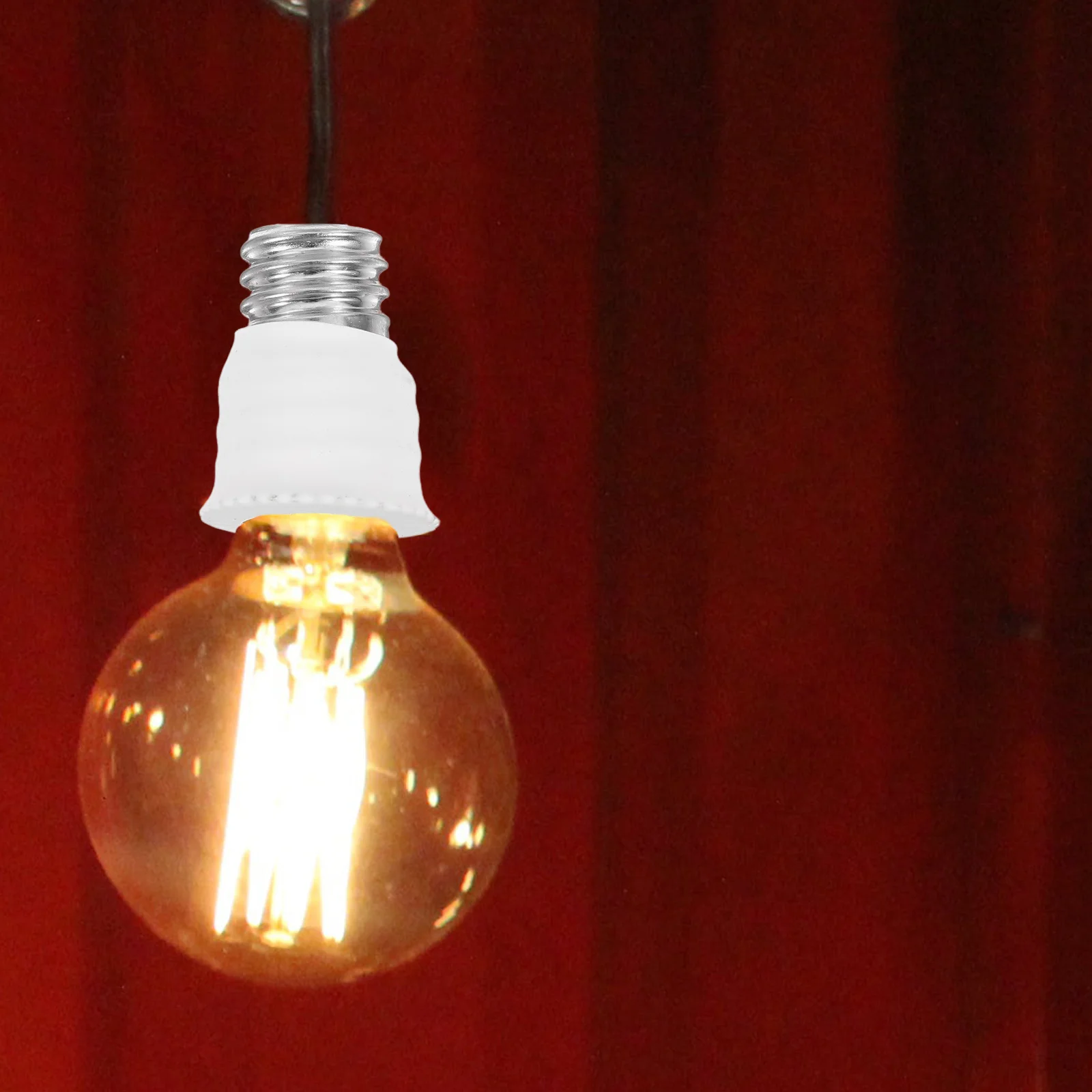 

6Pcs Lamp Base Socket Converter E12 to E14 Bulb Adapter Household Light Bulb Socket Replacement Easy Install Lamp Base Adapter