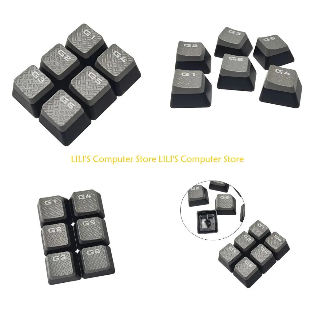 

A52B DIY Keyboard Caps 6 Texture Non-slip Cover for STRAFE K95
