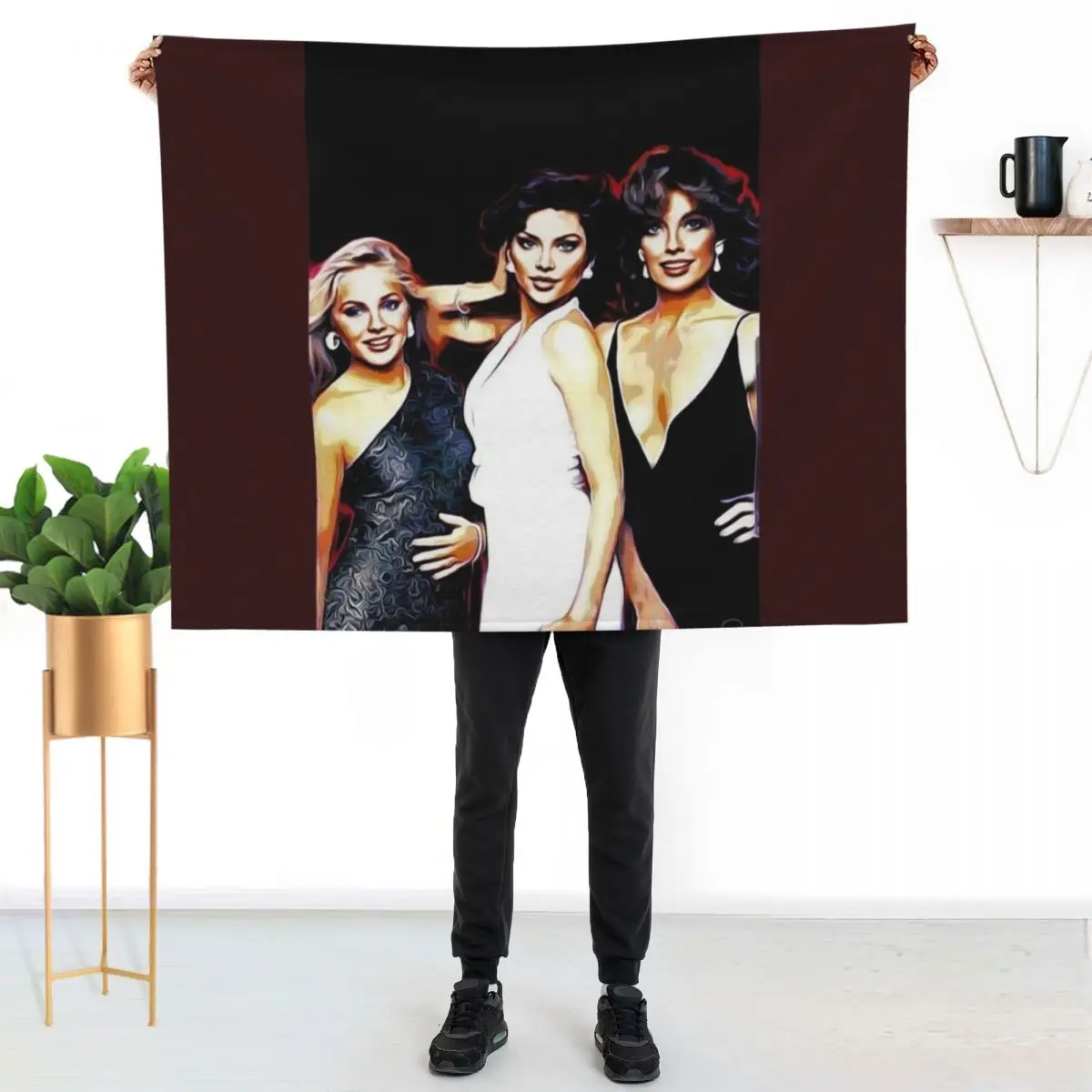 EWING LADIES- Dallas Throw Blanket sofa bed Decoratives anime Soft Big Sofa christmas decoration Blankets