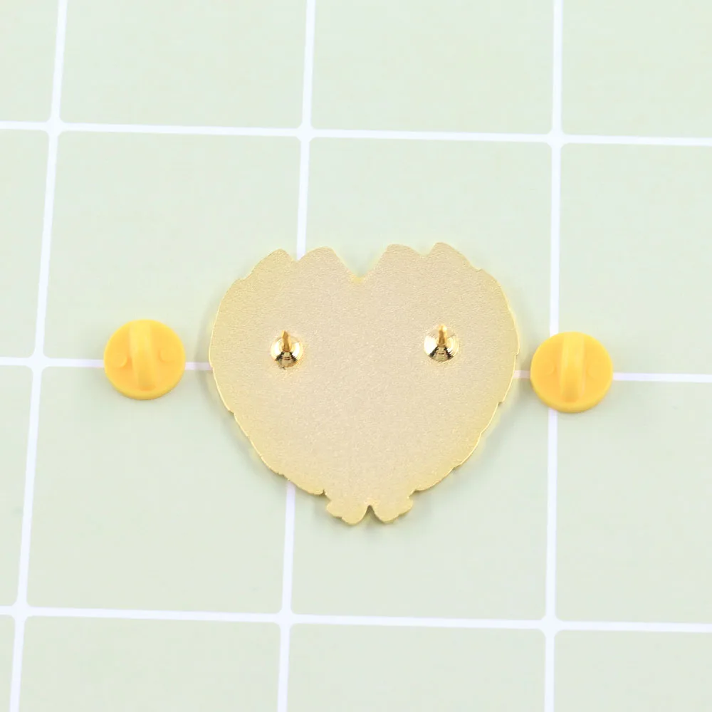 Akaza und Koyuki Paar Emaille-Brosche Rosa Herz Schleife Abzeichen Fan-Sammlerstück Anime-Merchandise Accessoires Geschenk für Freunde – Detail 8