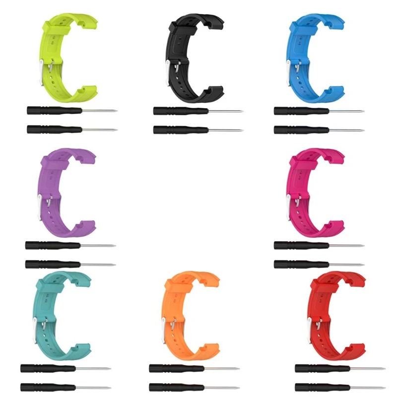 Silicone Replacement Wrist Band With Tools for garmin forerunner 25 Watch Female