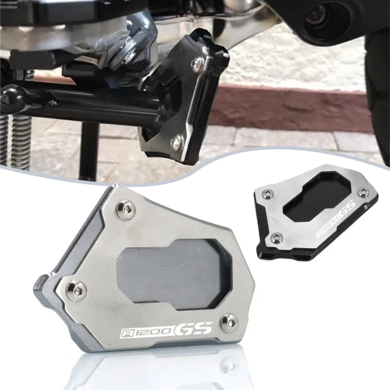 

Motorcycle CNC Kickstand Side Stand Enlarge Extension Foot Pad Support Fit For R 1200 GS LC R1200GS R 1200GS ADV Adventure