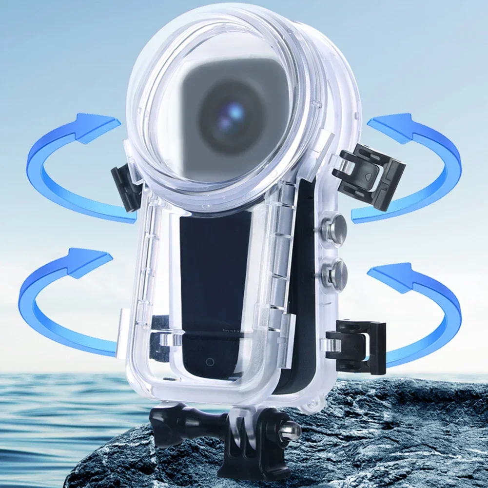 Invisible Dive Case 50m Waterproof Dive Protective Case Underwater Dive Housing Accessories Anti-scratch for Insta360 X3 Camera