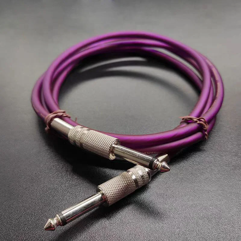 6.5mm a 6.35mm 1/4 ''mono remendo ângulo reto 6.5 cabo para guitarra acústica, bandolim elétrico, órgão eletrônico pro áudio para amp