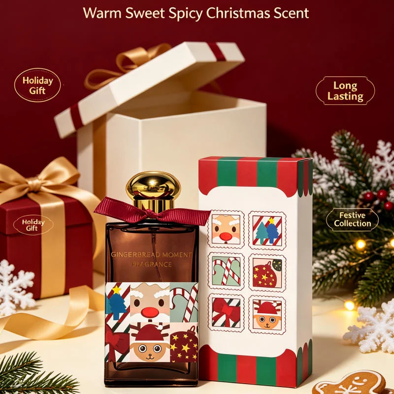 Perfume Dulce de Jengibre y Caramelo, Notas Gourmet Cálidas y Encantadoras de Larga Duración, Perfume de Lujo para Citas, Regalo de Navidad para Mujer
