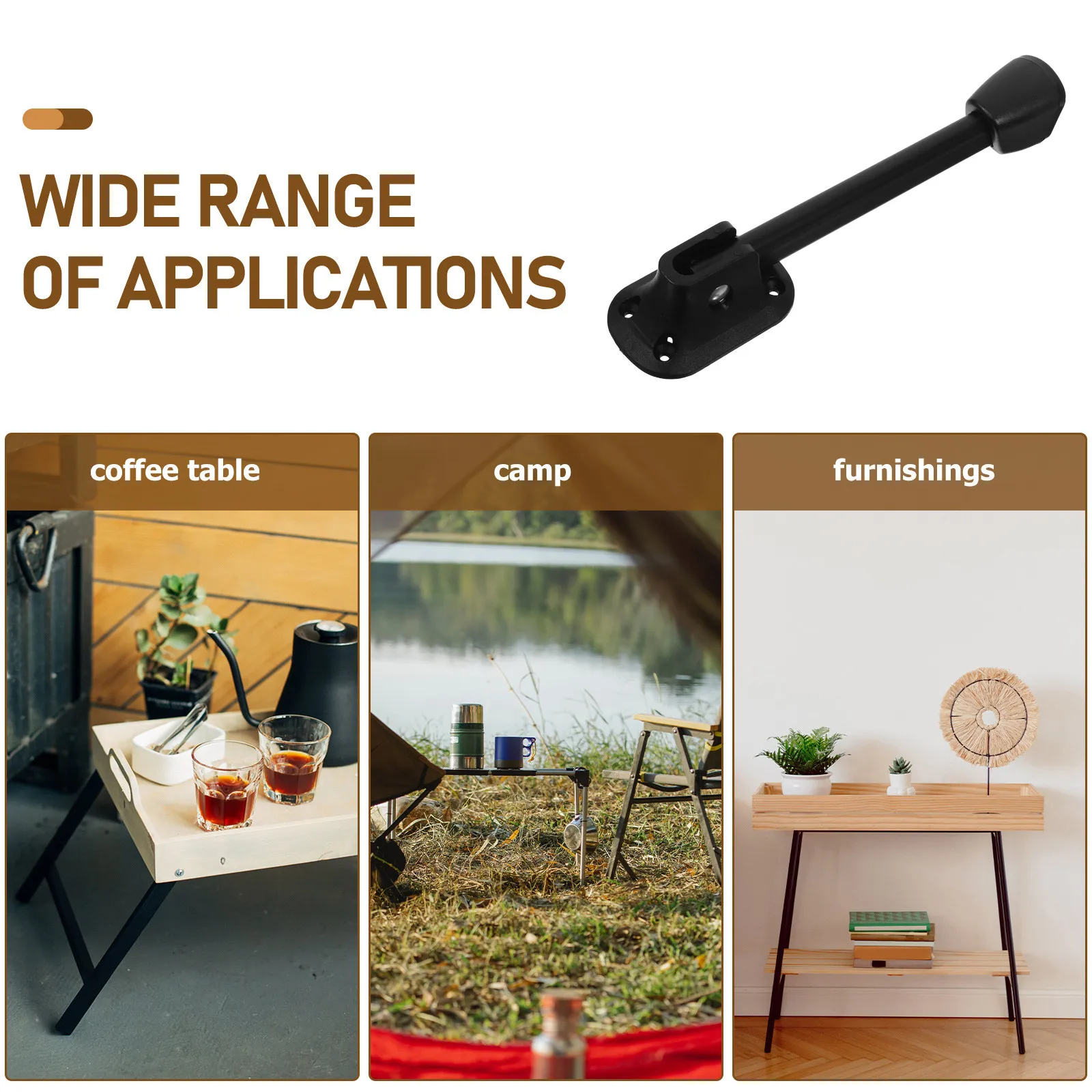 4Pcs Heavy Duty Folding Iron Table Legs Foldable Sturdy Furniture Legs for Small Tables Coffee Benches Drop Leaf Table Leg