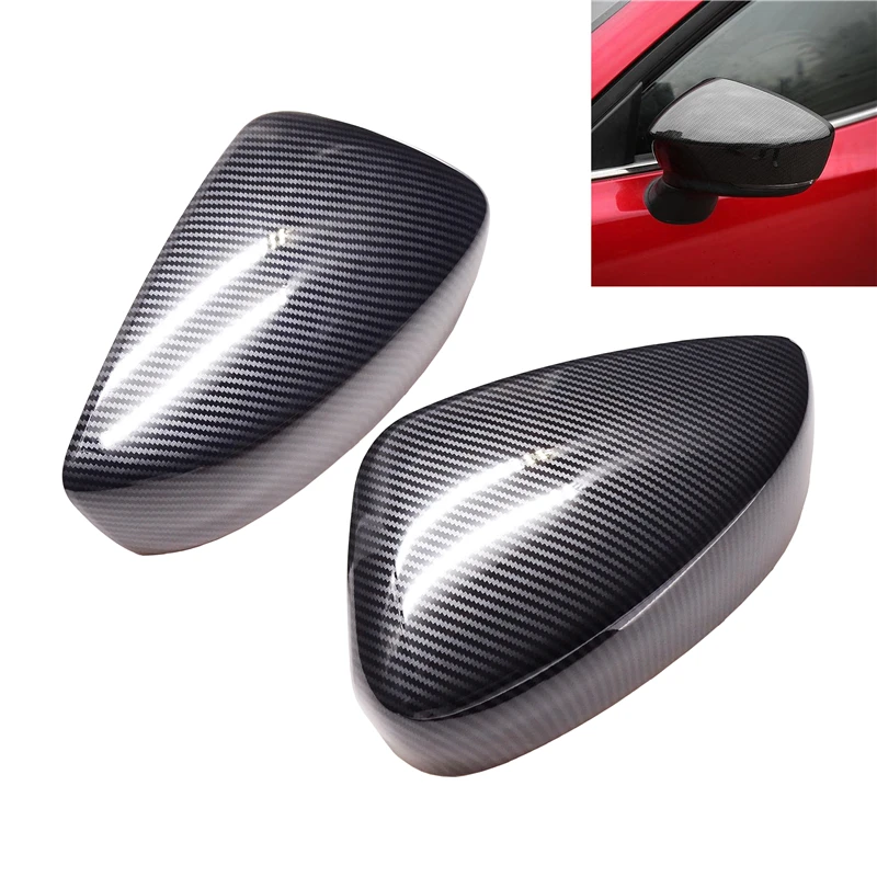 

Car External Rearview Mirror Cover Trim Lid Wing Side Mirror Cap Housing Shell For Mazda 3 Axela 2014 2015 2016