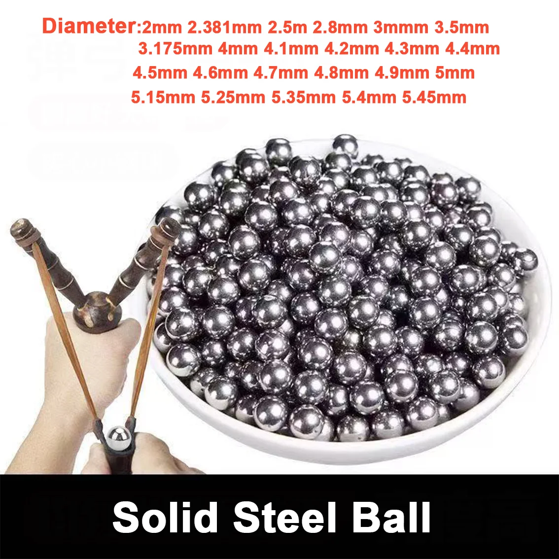 100-1000Pcs 2/2.381/2.5/2.8/3/3.5/3.175/4/4.1/4.2/4.3/4.4/4.5-5.45mm Steel Balls for DIY Crafts Industria and Furniture Sliders
