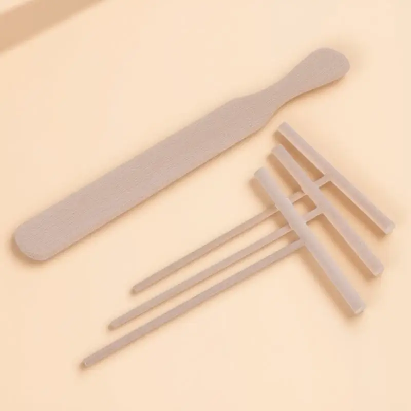 6Pcs Pancake Cooking Utensils Wooden Crepe Spreader and Spatula Set Beechwood Lightweight Smooth Polished Batter Rake Tools