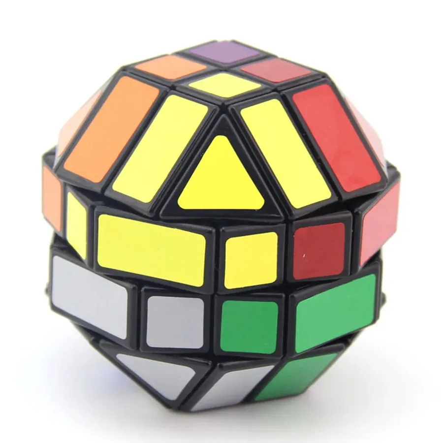 Lanlan Hot Selling Idea 4x4x4 Ball Shaped Magic Cube Speed Professional Educational Twisty Puzzle Cubo Magico Fun Toy Gifts