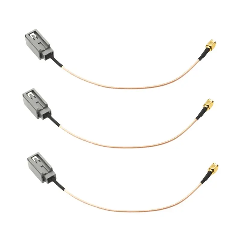 【Price Drop !!】-GT5(M) To SMA(M) For GSM GPS DAB Antenna Adapter 3Pcs Car Radio Connections