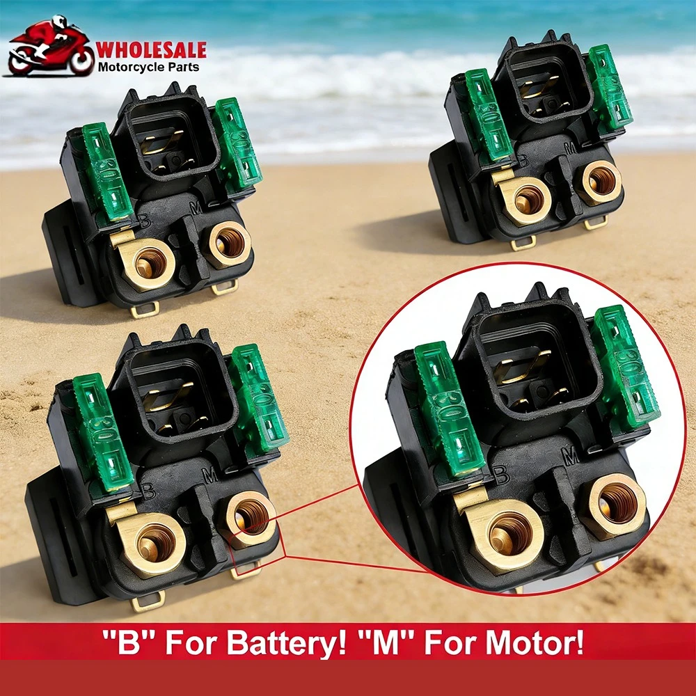 

1pc/2pc/4pc Motorcycle Starter Solenoid Relay For YAMAHA MT-07 2019-2020 YFM550 YFM 550 YFM700 YFM 700 for Suzuki AN250 DL1000