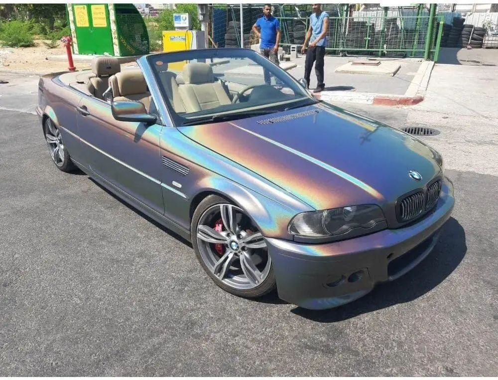 Gloss FLIP Psychedelic  Car Wrap Film - PVC Material Auto Color Change Vinyl