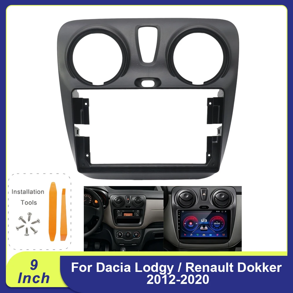 

9" Android Fascia Frame Kit With CANBUS For Dacia Lodgy Renault Dokker 2012-2020 Car Radio Dash Panel Stereo