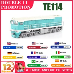 USSR Third Generation Diesel Locomotive TE114 Die-cast collectable Model 1:87 Train Model For High Temperature Areas JLKN013