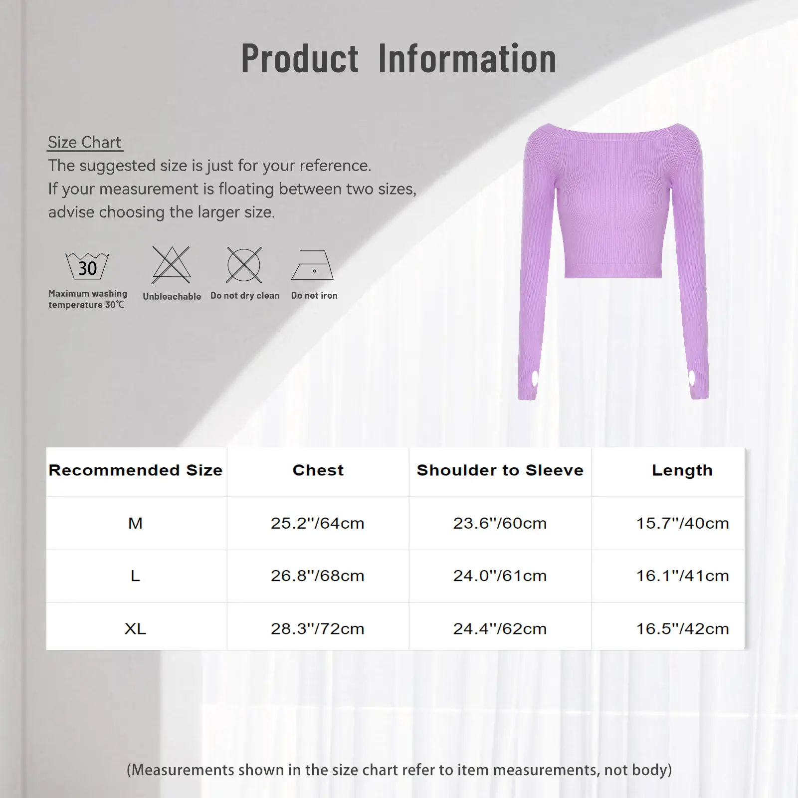 Pull de danse de Performance de gymnastique de Ballet pour femmes, haut court tricoté à manches longues avec trou pour le pouce pour l'entraînement de danse de Yoga moderne