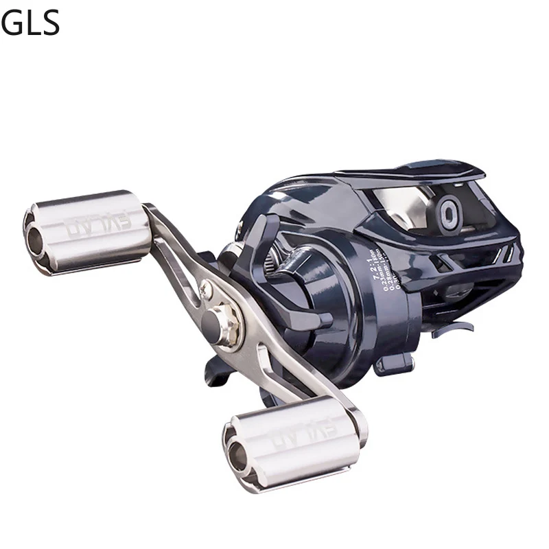 

GLS New High Strength Metal Rocker 18+1BB Fishing Reel 7.2:1 Gear Ratio Lightweight Baitcasting Wheel Fishing Tackle