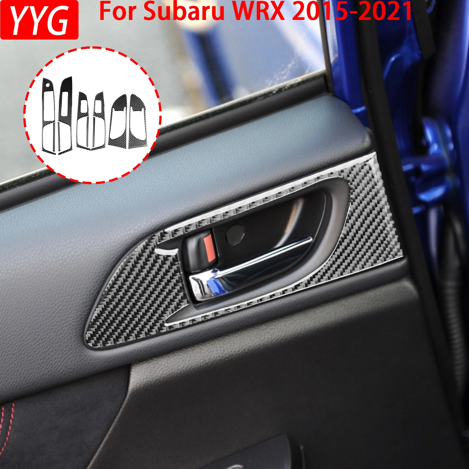 car-front-rear-door-inner-handle-bowl-decor-frame-trim-carbon-fiber-sticker-for-subaru-wrx-2015-2021-interior-modification-parts