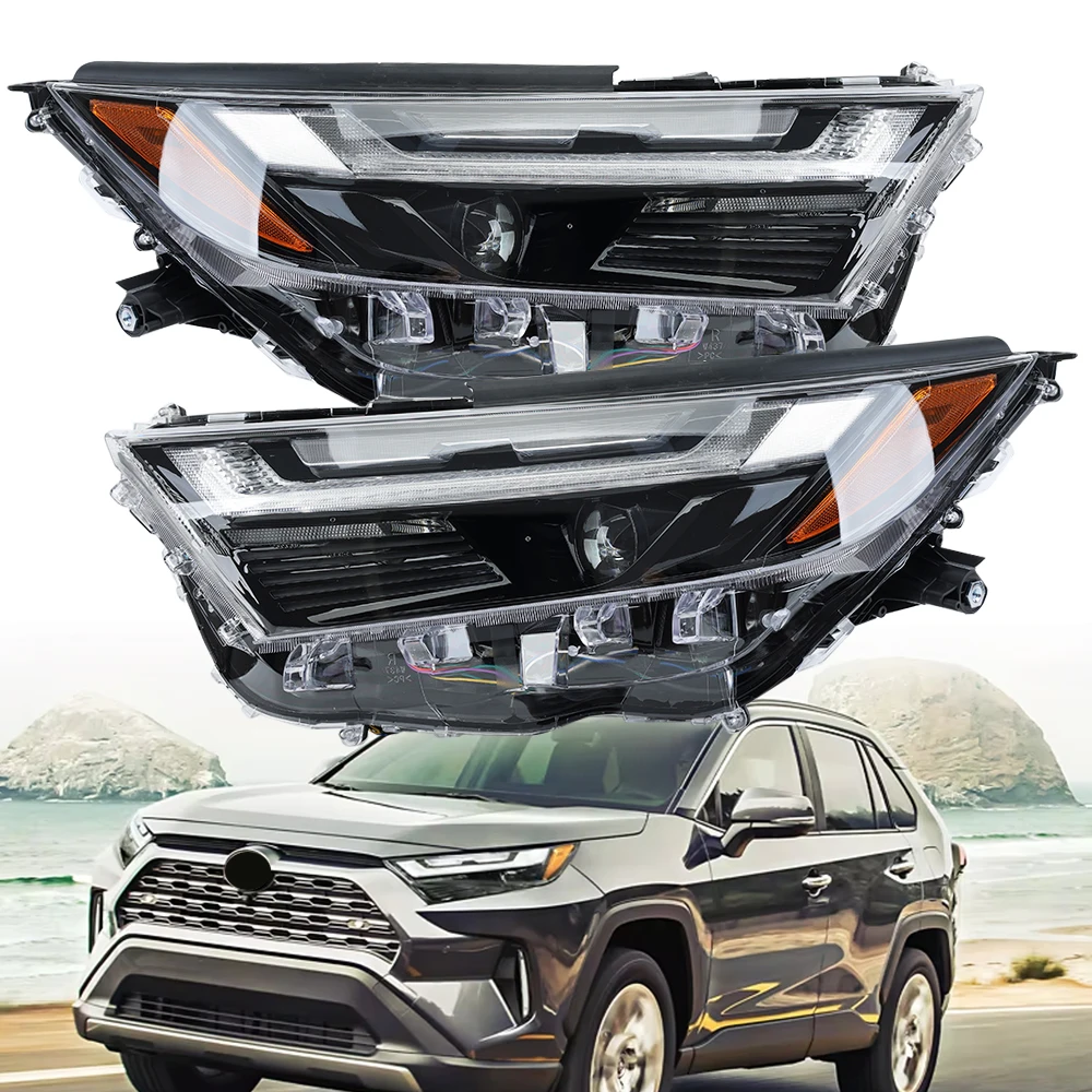 【くぼ】RAV4 トヨタ純正LEDプロジェクターヘッドライト(左側) トヨタ RAV4 2022-2024 xle SE バイヘッドライトプロジェクター LED