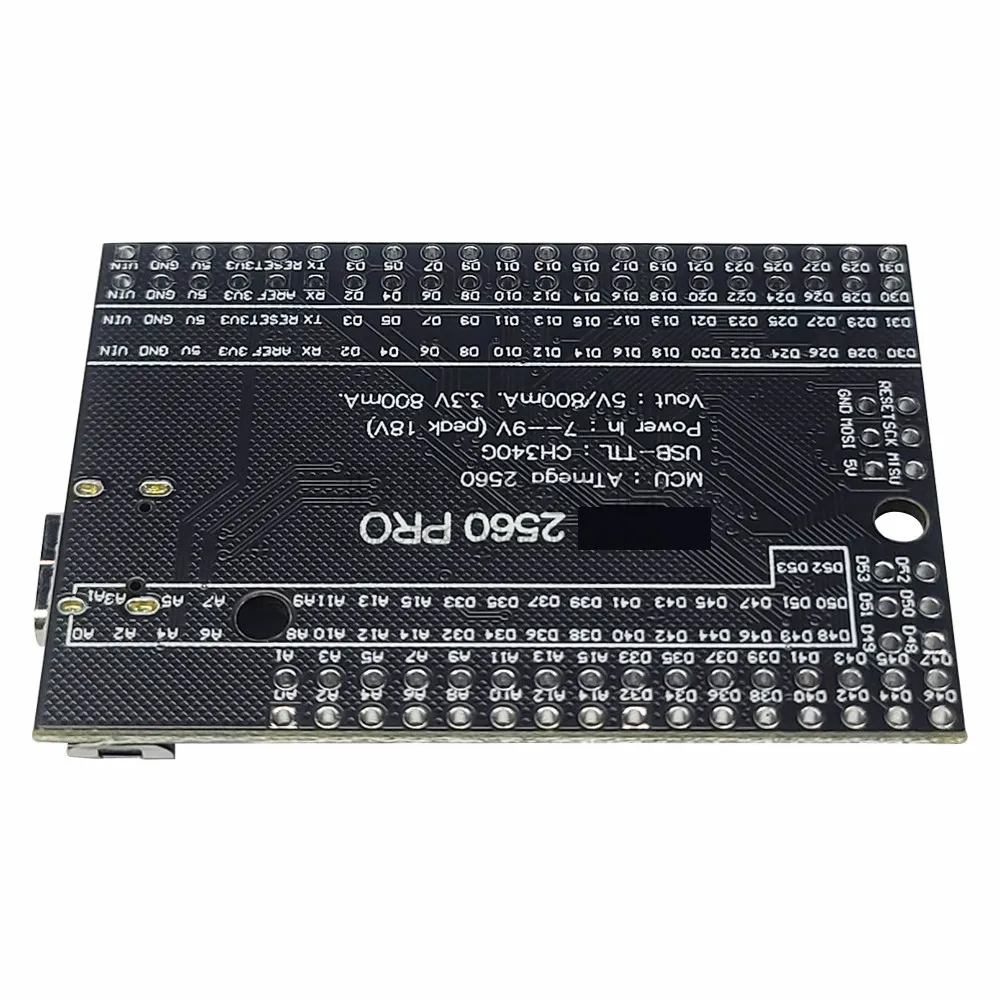 Mega2560 Pro 개발 보드 모듈, ATmega2560 16AU USB CH340G TYPE-C 256KB, 38x55mm, 안드로이드용