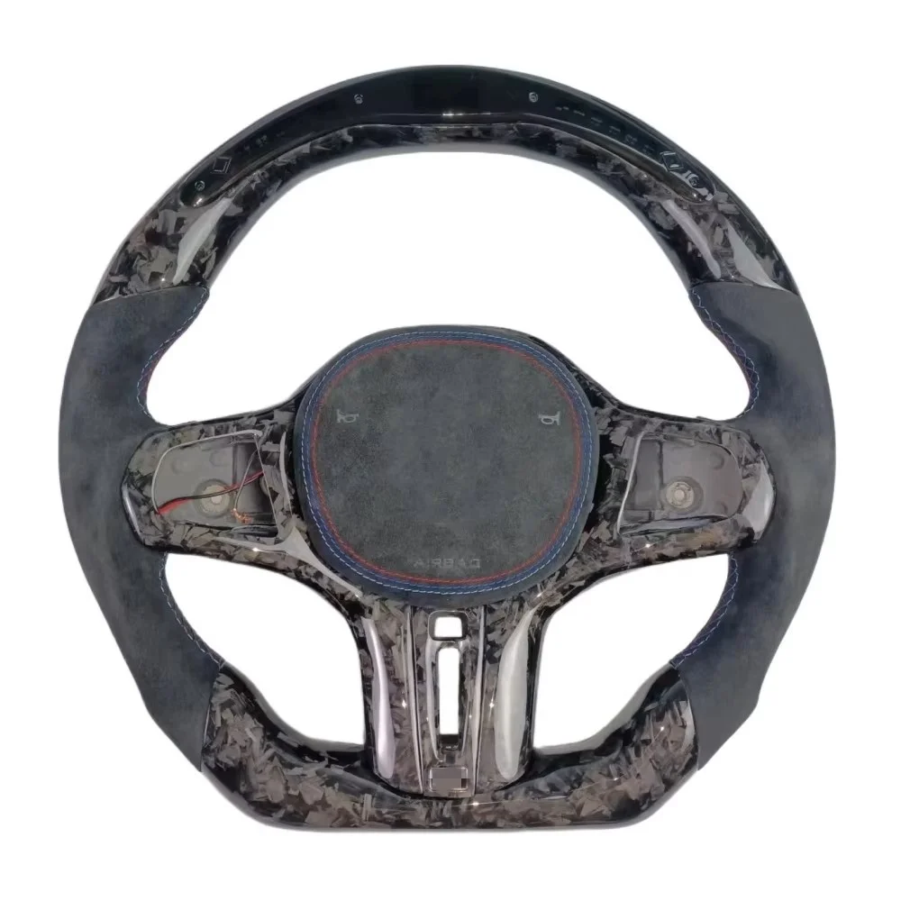 

Car Steering Wheel Fit Steering Wheel G20 G30 F30 F10 3 Series 5 Series X5X6 Carbon Fiber LED Custom Steering Wheel