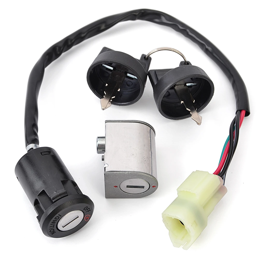 35010-LBA7-E00 For Kymco ATV Maxxer 250 90 2010-2016 / KXR 50 90 Euro 2 Ignition Switch Seat Lock with Key Kit