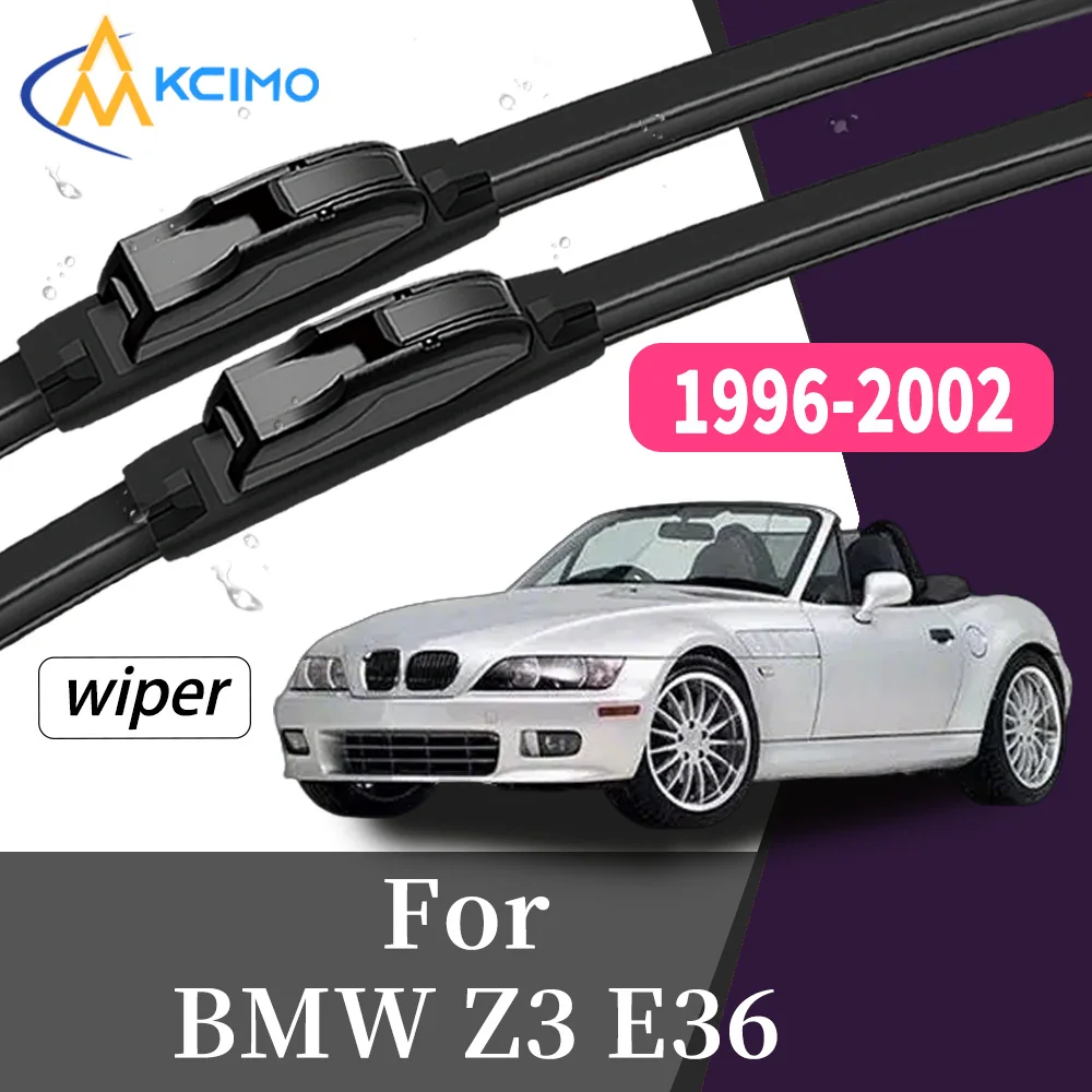 

All-Weather Wear-Resistant Front Windscreen Wiper Blades For BMW Z3 E36 1996-2002 High Quality Easy Install Windshield kit 2Pcs