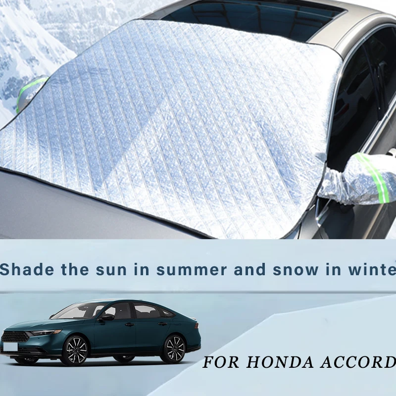 

Thickened Car Now Sunshade Windshield Cover With 5/9 Magnets UV Protection Anti Snow Sunlight For Front Windsh For HONDA ACCORD