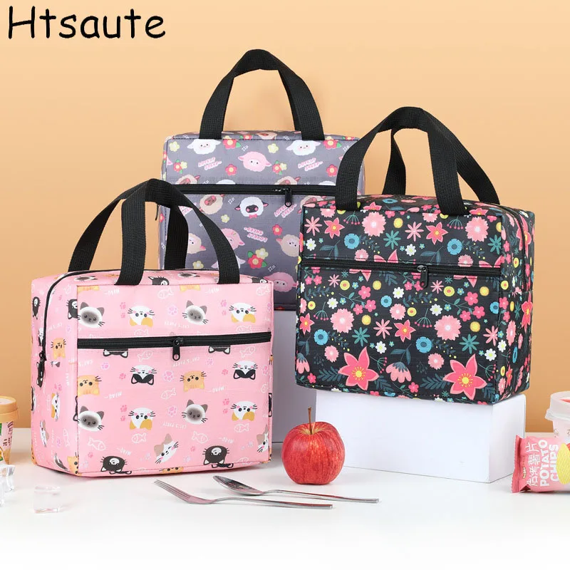 

Lunch Tote Bags Portable Thermal Insulated Lunch Shoulder Food Bag Large Cooler Picnic Bags Box for Women Men Thermo Bag