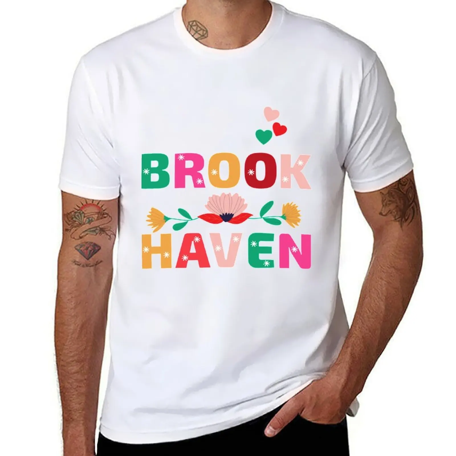 

Brookhaven Essential T-Shirt man t shirts for men casual t shirts for man cotton funny T-Shirt