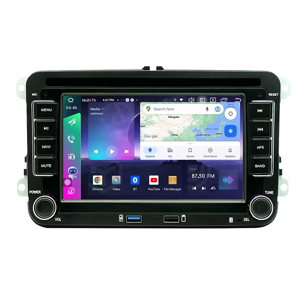 

Applicable to Volkswagen Android car navigation GPS Bluetooth radio reversing image all-in-one machine wireless carplay