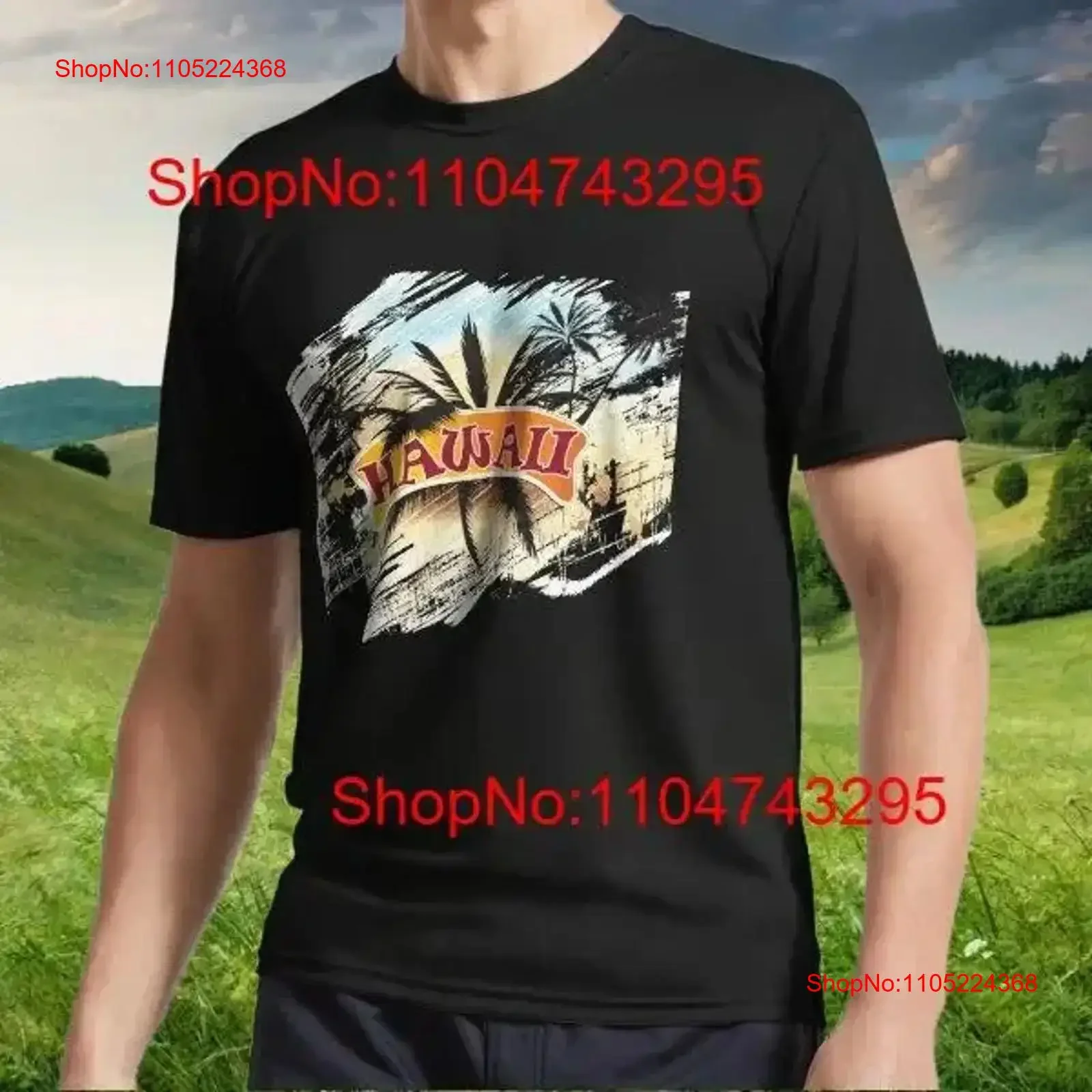 

New Colourful HAWAII T Shirt Active Logo American Funny S to 5XL vintage Washed Breathable Casual Soft fashion graphic vintage